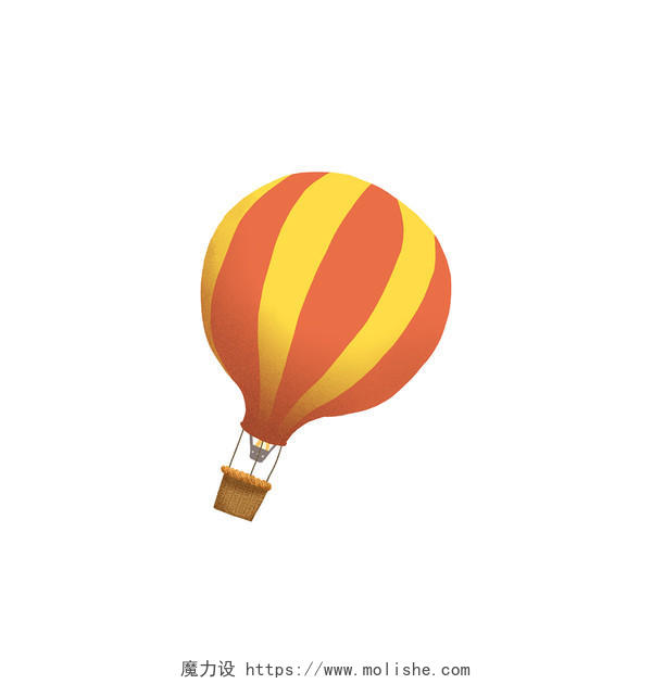 彩色热气球氢气球人气球夏天PNG素材夏天夏季元素